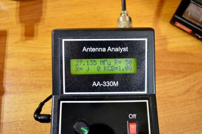 Антенный анализатор для настройки си-би антенн АА-330М